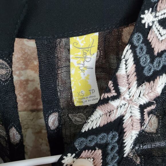 Free People High Neck Side Ties Tank Sz XS - Picture 9 of 13